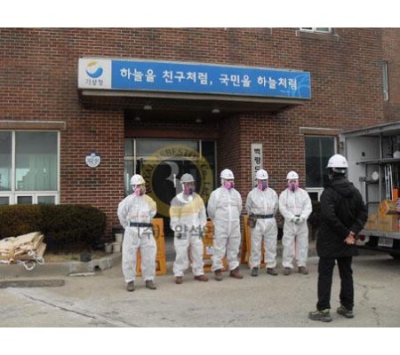 옹진군 백령도 레이더타워 공사